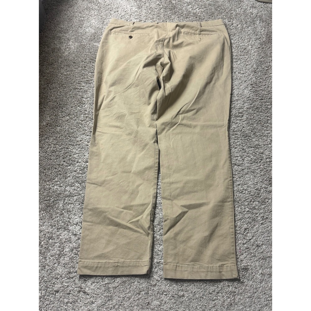 Gap Essential Khaki Slim Fit Pants Mens 38x30 Tan Beige Chino Trousers - Picture 6 of 16